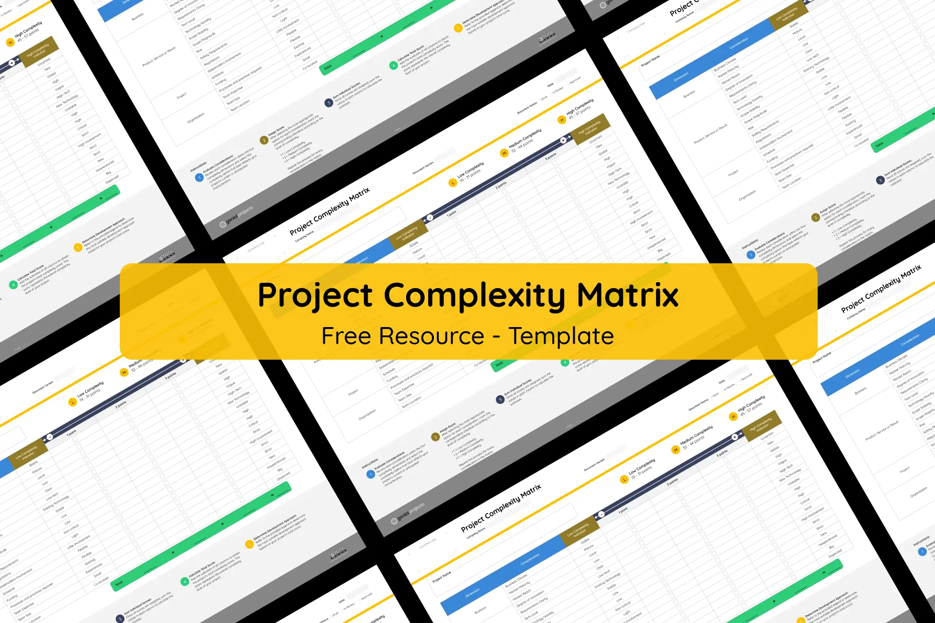 Project Complexity Matrix Template | Genialprojects